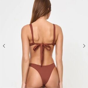 L*Space Donnie Bikini Bottom | Bitsy | Tobacco